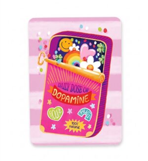 Postcard Daily Dose of Dopamine, Aniet Illustration