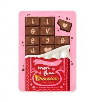 Postcard Chocolate, Aniet Illustration