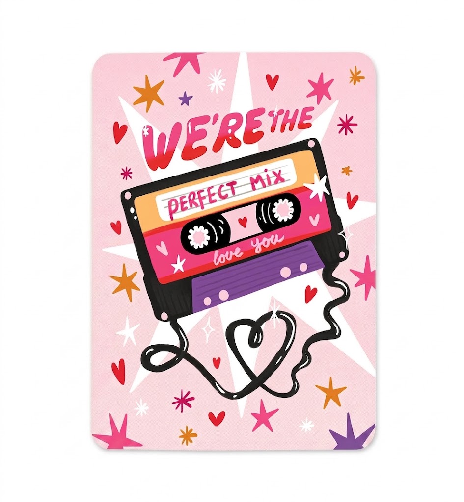 Postcard The Perfect Mix, Aniet Illustration