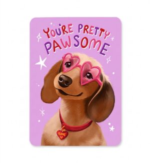 Postcard Pretty Pawsome, Aniet Illustration