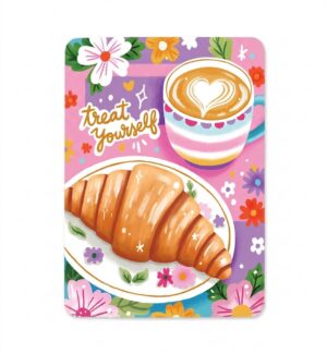 Postcard Treat Yourself, Aniet Illustration