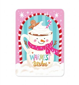 Postcard Warmest Wishes, Aniet Illustration