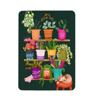 Postcard You Grow Girl, Aniet Illustration