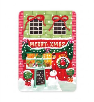 Postcard Ho-Ho-Ho, Aniet Illustration
