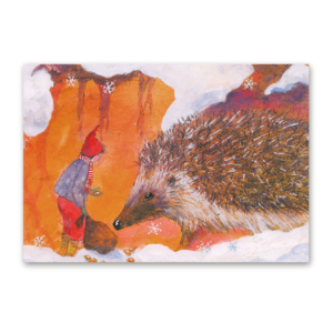 Postkarte Igel, Daniela Drescher