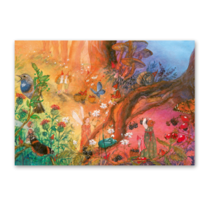 Postkarte Zwergenmützen, Daniela Drescher