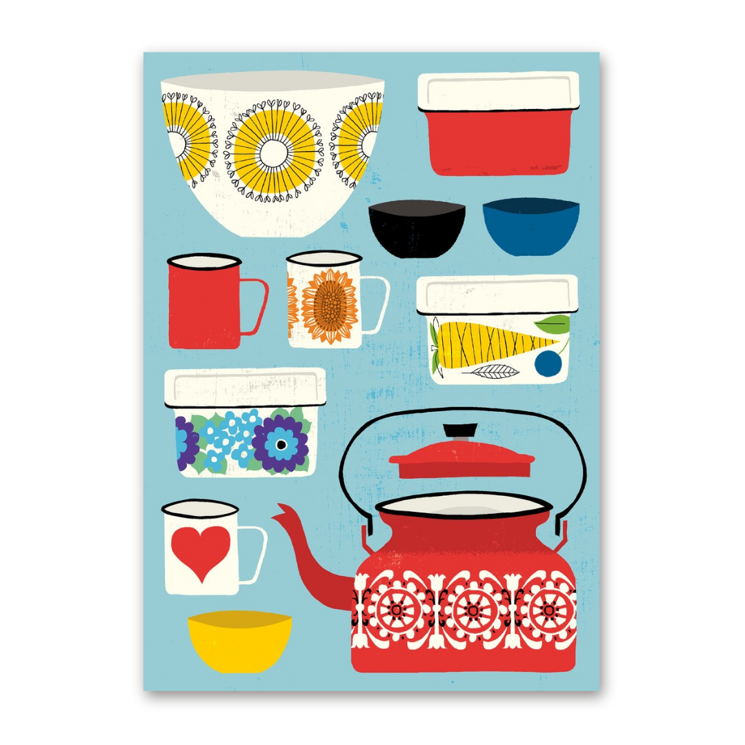 Postcard Enamel, Kehvola