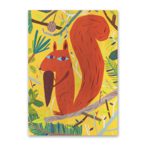 Postcard Squirrel, Kehvola
