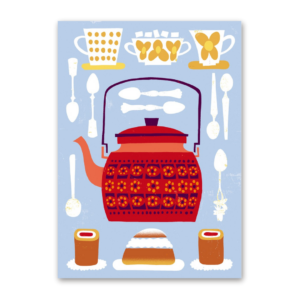 Postcard Teapot, Kehvola