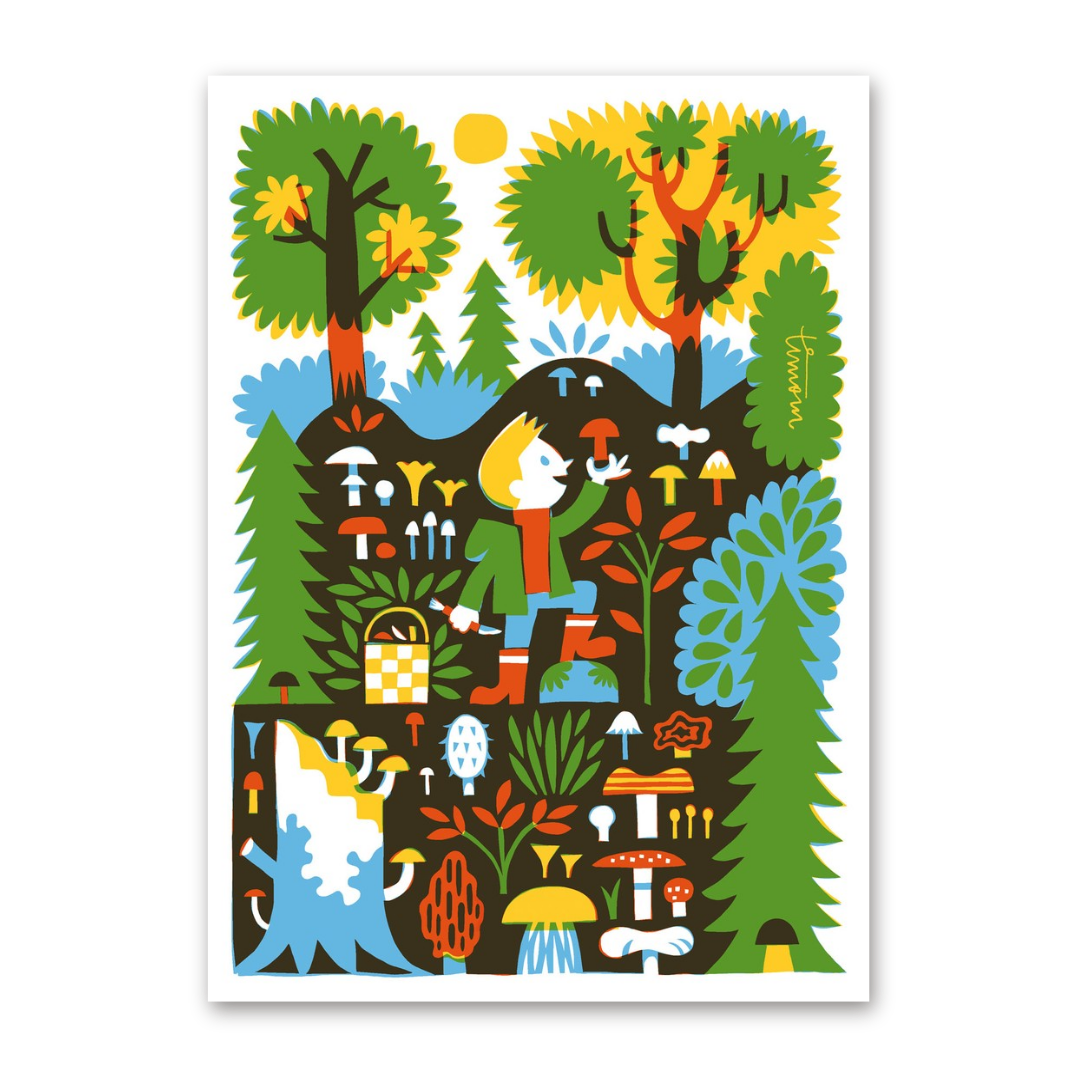 Postcard Mushrooms, Kehvola