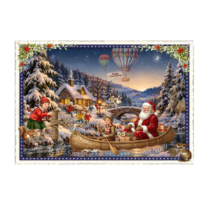 Postcard Weihnachten an Bord, N41 Edition Wundersam