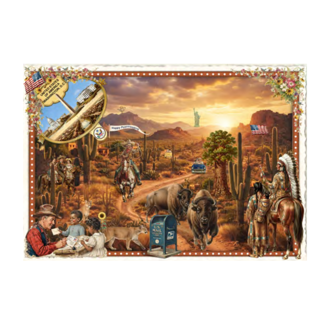 Postcard Verschickgeschichten USA, N44 Edition Wundersam