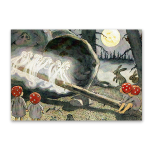 Postcard Die Wichtelkinder, Elsa Beskow
