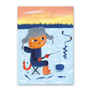 Postcard Ice Fishing, Kehvola